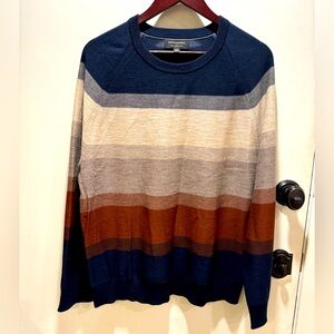 Banana Republic- XL 100% Merino Wool Sweater Multicolor